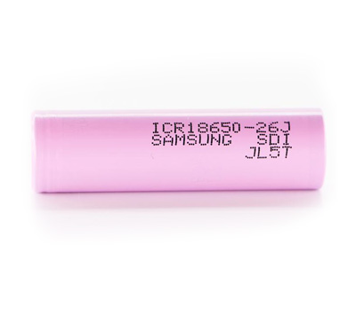 Samsung ICR 18650-26J ICR18650-26H 26F 3,7V Li-Ion LiNiMnCoO2 2600 mAh 100% Orig 